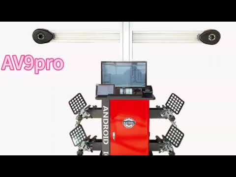 Wheel alignment machine AV9 installation video