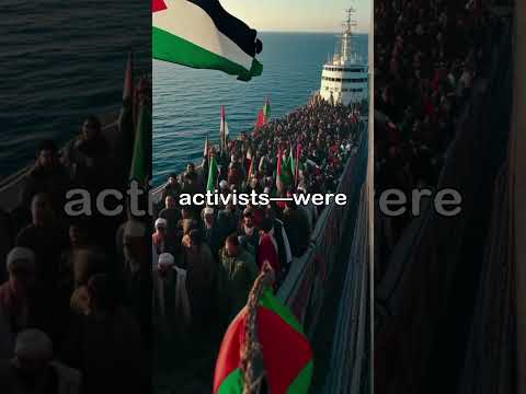 Israel intercepts almost all flotilla vessels trying to reach Gaza #gaza #israel #stopwar #ceasefire