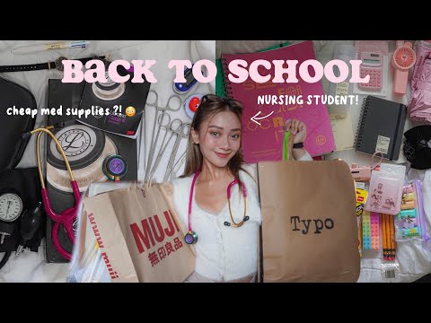 Med Student’s Back To School Shopping 🩺👩🏻‍⚕️(Haul + What’s in My Bag)