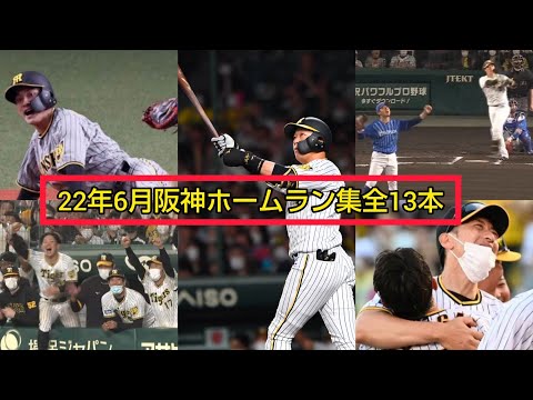 【ほぼ大山】阪神22年6月ホームラン集全13本