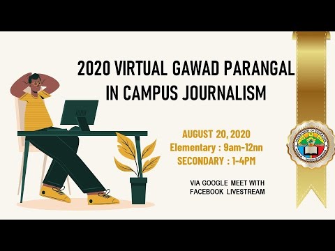 2020 VIRTUAL GAWAD PARANGAL IN CAMPUS JOURNALISM