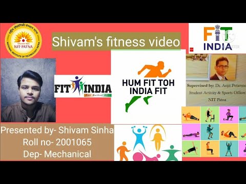 PHYSICAL FITNESS | Different types of workouts | Shivam Sinha | Roll no 2001065