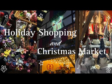 Shopping for gifts and going to Christmas Market | day in my life during the holidays