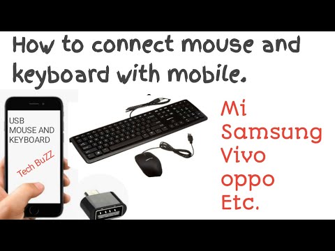 How to connect mouse and keyboard with mobile.