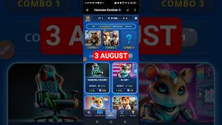 Hamster Kombat Game Dev Daily Combo | 3 August Hamster Kombat Daily Combo | Hamster Daily Combo