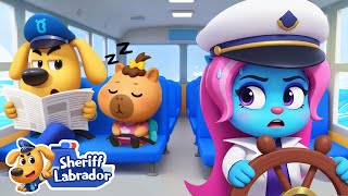 School Boat | 🌊 WaterCity Mystery | Police Cartoon | Safety Rules | Sheriff Labrador