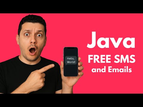 Java: Quickest way to send Emails & SMS