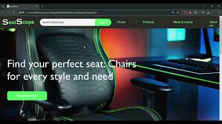 I Created html and css code for web fronted