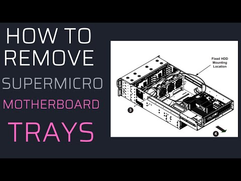 How to Remove a Motherboard Tray from Supermicro Servers