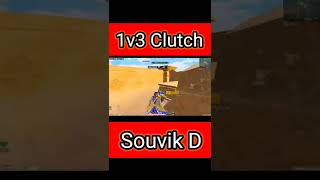 Souvik D Clutch!1v3 instance Clutch!#souvikd #souvik #bgmiclutch #bgmiclips #pubgmobile #hacker