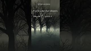Face the Lie Called Fear #OvercomeFear #FearIsALiar #CourageOverFear #ProveThemWrong #MindsetMatters