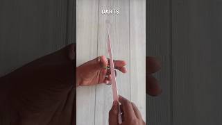 PAPER DARTS ORIGAMI| TUTORIAL| HOW TO MAKE A PAPER DARTS CRAFT| STEP BY STEP FOLDING| ARTWORK