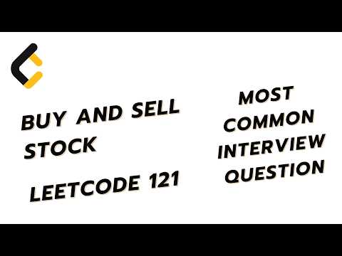 Buy And Sell stock | Leetcode  121 | Interview Question