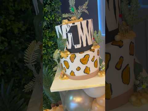 WILD - ONE #wild #wildone #animalballoons #balloongarland #animaltheme #safaritheme #balloons #fyp