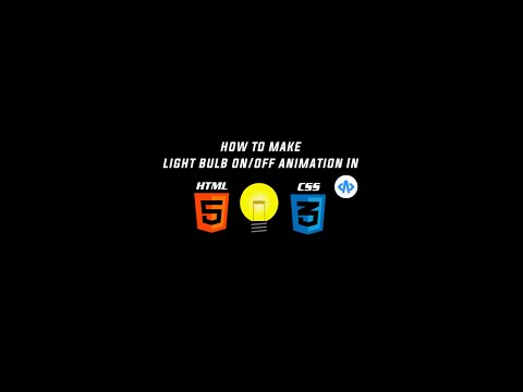 How to create Light Bulb On/Off Animation 💡 using HTML & CSS in Acode #shorts #html #tutorial