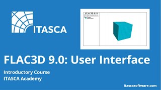 FLAC3D 9.0 User Interface Overview | Intro to Navigation, Tools & Layout