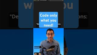 Ya Ain't Gonna Need It (YAGNI) - Dev Philosophy #developer #coding #programming #educational