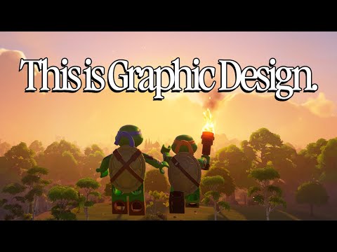 Trying to Graphic Design in... LEGO Fortnite