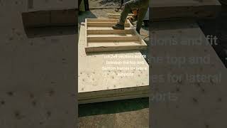 How to make concrete forms with lumbers and plywoods 🪵 #tipsandtricks #renovationhack #restoration