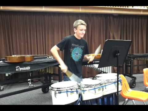 Mike freesyle on teners drums