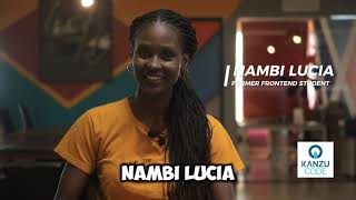 Kanzu Code Foundation Alumni Testimonials | Nambi Lucia, Frontend Bootcamp Cohort 5
