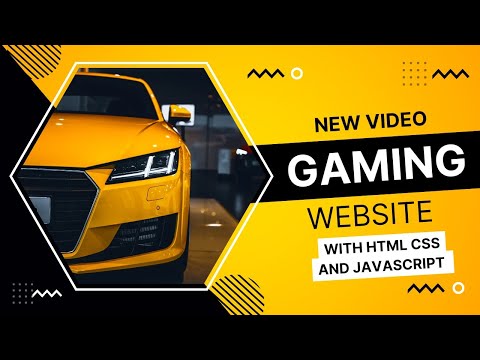 GAMING WEBSITE WITH HTML CSS AND JAVASCRIPT