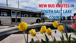 New Bus Routes in South Salt Lake County