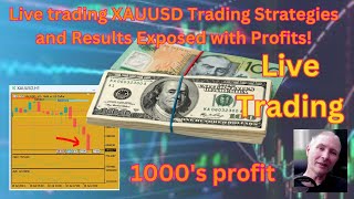 Live trading movement Trading Strategy video fast for XAUUSD $1000s profit