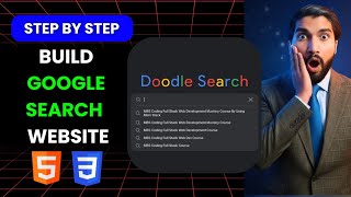 Google Search UI Clone Using HTML & CSS | Responsive Flexbox + Media Queries | HTML & CSS Project