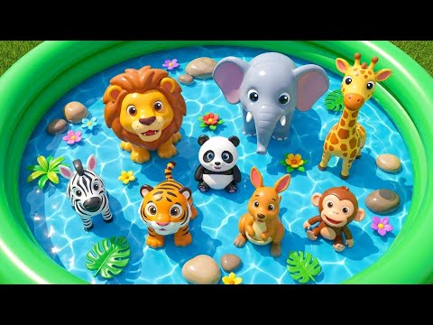 Wild Animals for Kids – Educational Videos for Toddlers (Learn Cheetah, Tiger, Bear Adventure)
