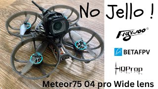 BetaFPV meteor 75 Pro - No jello fix with added wide lens 