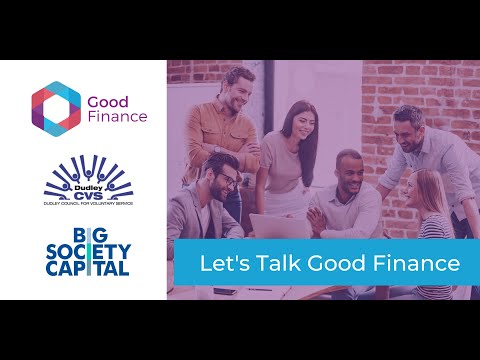 Let's Talk Good Finance: Resilience, Risk & Social Investment