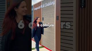 Our Wall Panels now have an outdoor option: Composite Exterior Wall Cladding, available in 6 colors