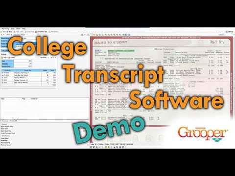 College Transcript Software