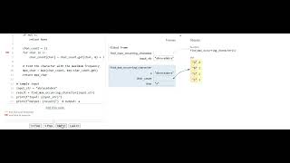 DSA Code Flow | Max Occurring Character in Python 🐍 | FAANG Interview Prep - Day 2