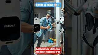 Window Cleaning Robot vs Human – 🤖✨ #shorts #robonanny #WindowCleaningRobot