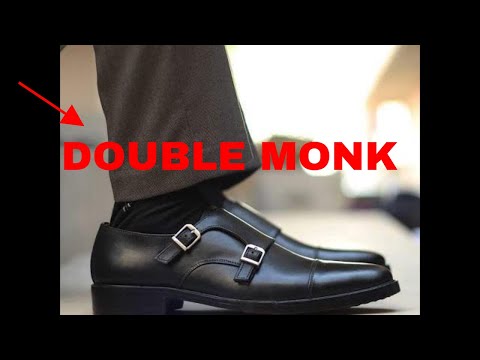 Double monk leather shoes in Karachi