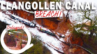 LLANGOLLEN CANAL BREACH! Boat Recoverys DELAYED! And Lift Out Update - Jan 9th