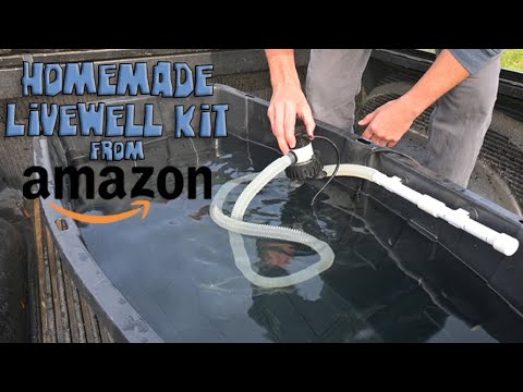 Easy DIY Homemade LiveWell For Transporting Live Fish