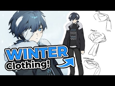Draw Winter Clothing
