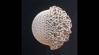 Knitting on a Sphere - Blender Geometry Nodes 3.4