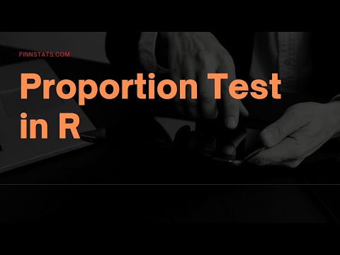 Proportion Test in R