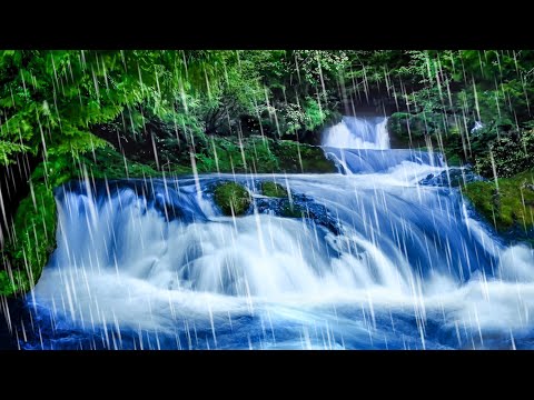Waterfall White Noise & Rain Sounds for Sleeping