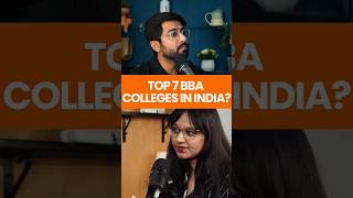 Top 7 BBA Colleges in India | India Top Colleges #shorts #bbacolleges