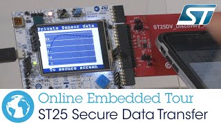 Enabling secured data transfer and firmware upgrade with ST25 Dynamic Tags