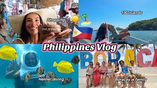 HUGE PHILIPPINES VLOG! 🐠🇵🇭🏝️ Manila, Boracay, 100 Islands travel vlog with my family!