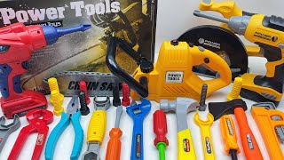 12-Minute Unboxing: A collection of professional power tools, from drills to chainsaws | toy review