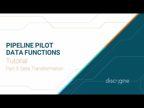 Discngine Pipeline Pilot Data Functions for TIBCO Spotfire - Part 3: Transform a Spotfire Dataset
