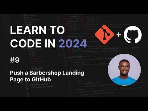 Git & GitHub for Beginners - Push your first website to GitHub (Barbershop Landing Page)