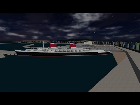 SS United States Arriving at dry dock